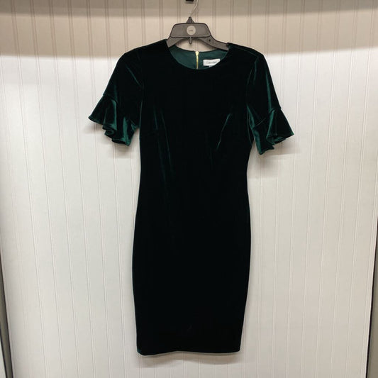 GREEN SATIN DRESS