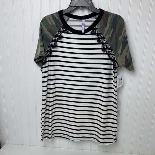 *CAMO AND STRIPE WITH LACE