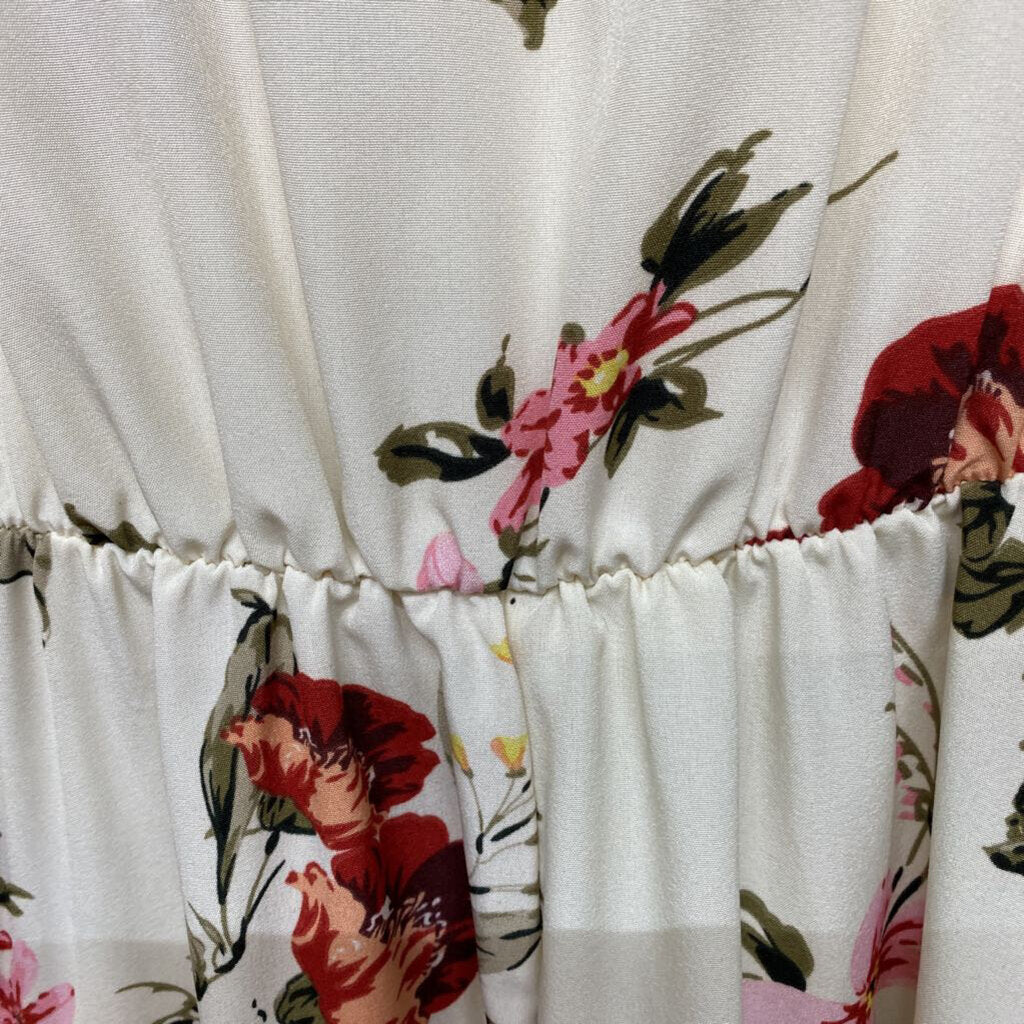 FLORAL PRINT LONG DRESS