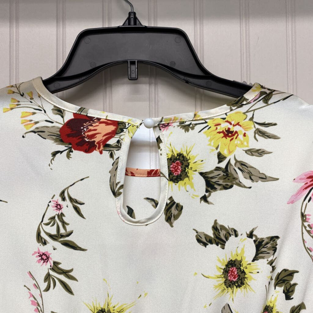 FLORAL PRINT LONG DRESS