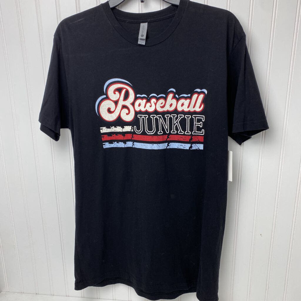 *"BASEBALL JUNKIE" GRAHIC TEE
