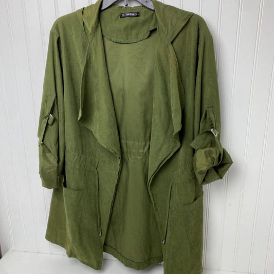 *OPEN FRONT JACKET WITH DRAWSTRING