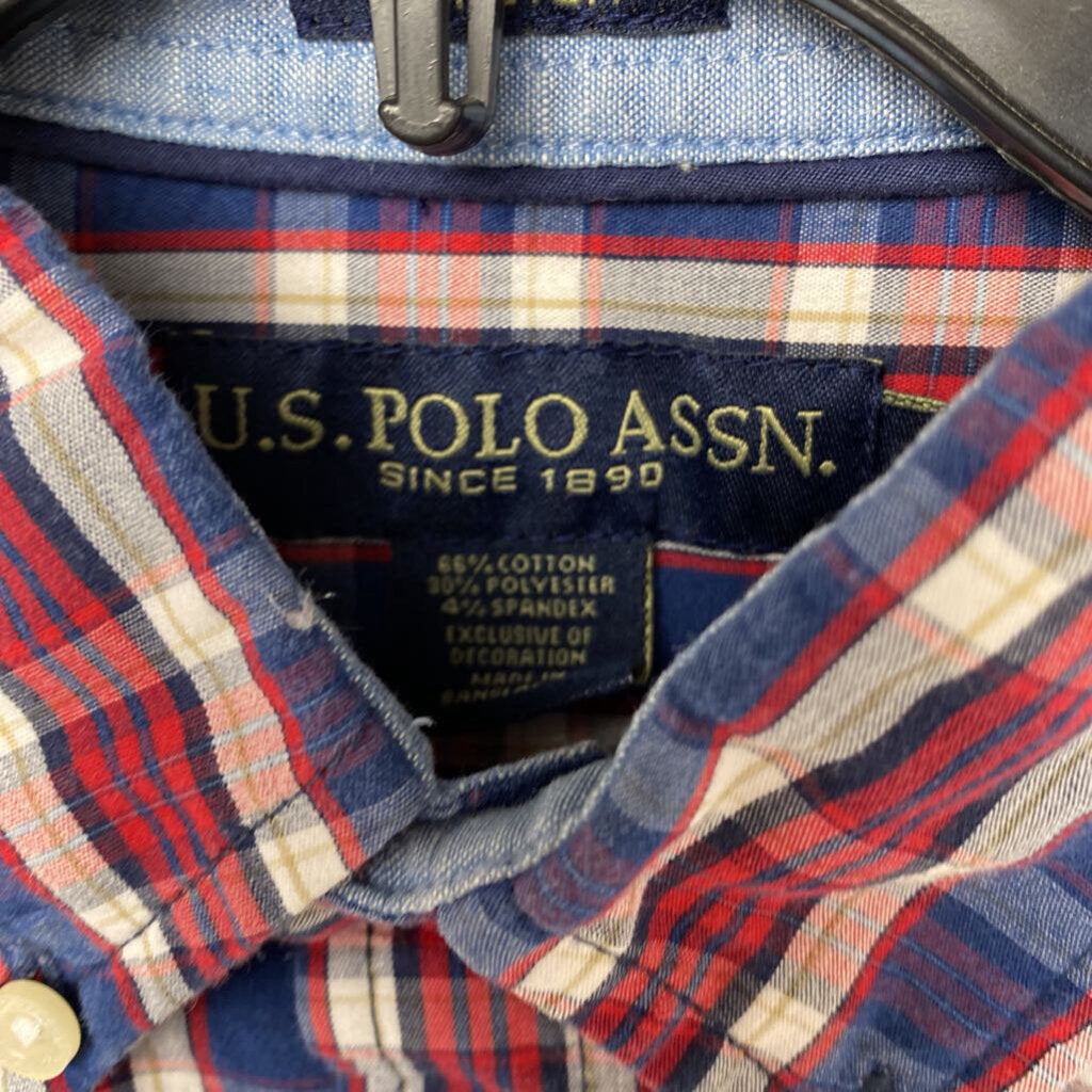 *LONG SLEEVE BUTTON DOWN SHIRT PLAID