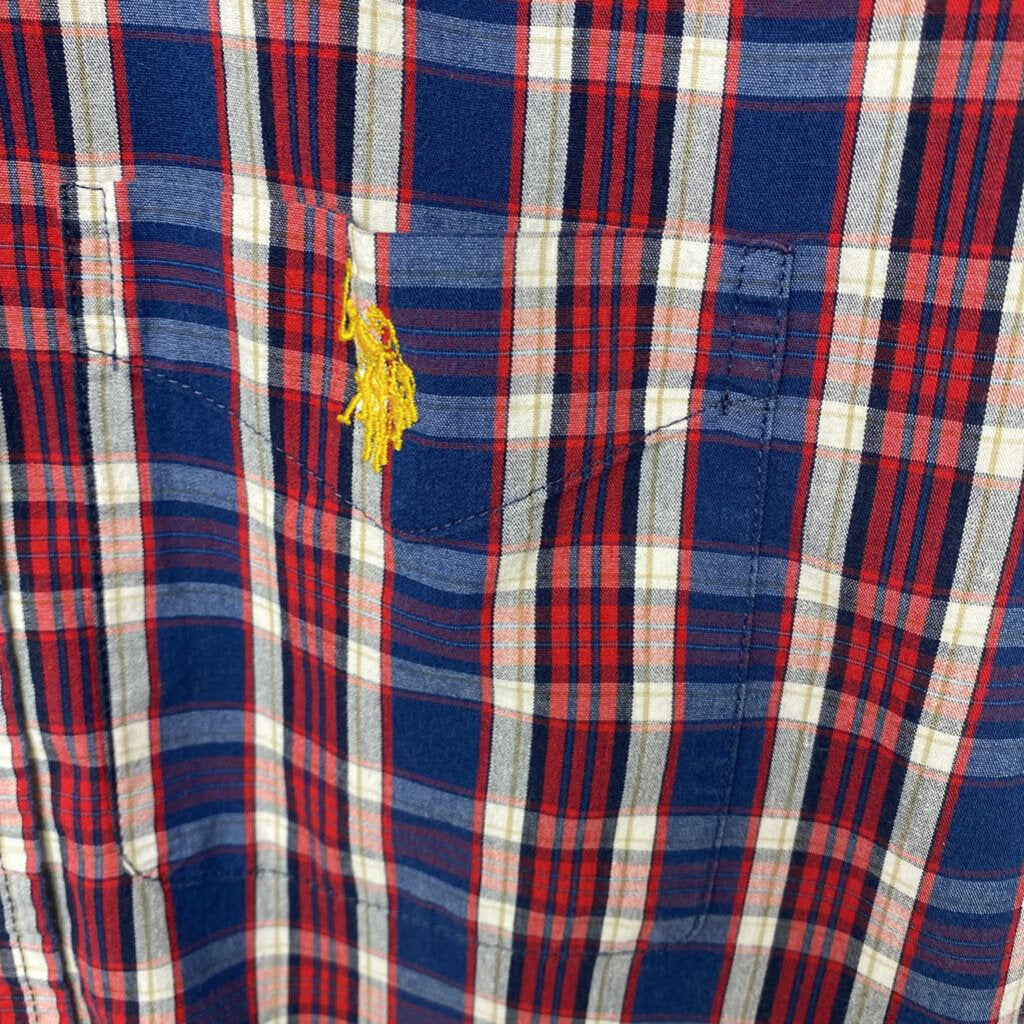 *LONG SLEEVE BUTTON DOWN SHIRT PLAID