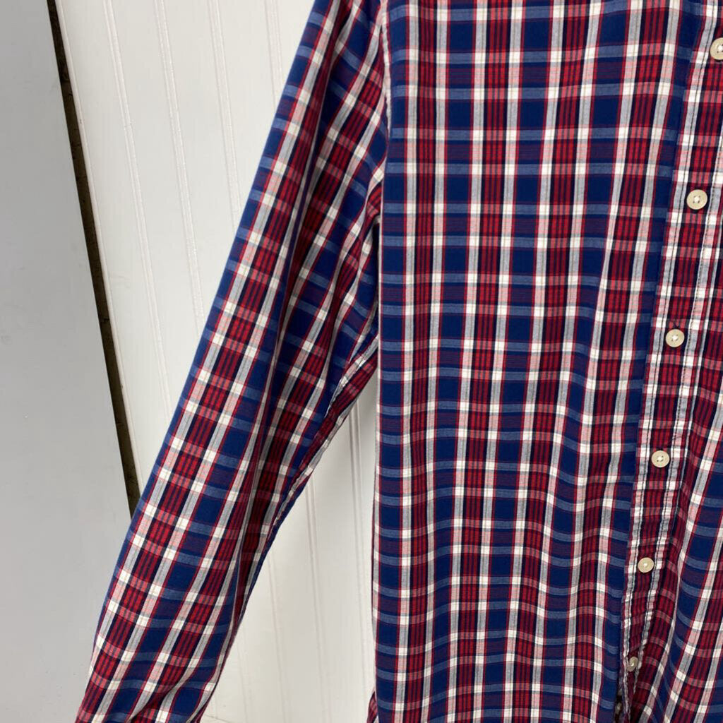 *LONG SLEEVE BUTTON DOWN SHIRT PLAID
