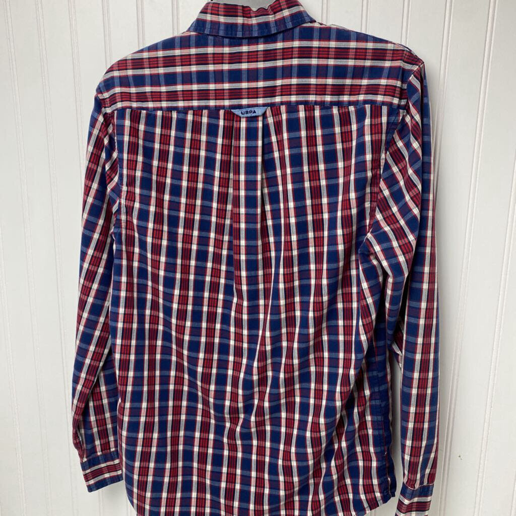 *LONG SLEEVE BUTTON DOWN SHIRT PLAID
