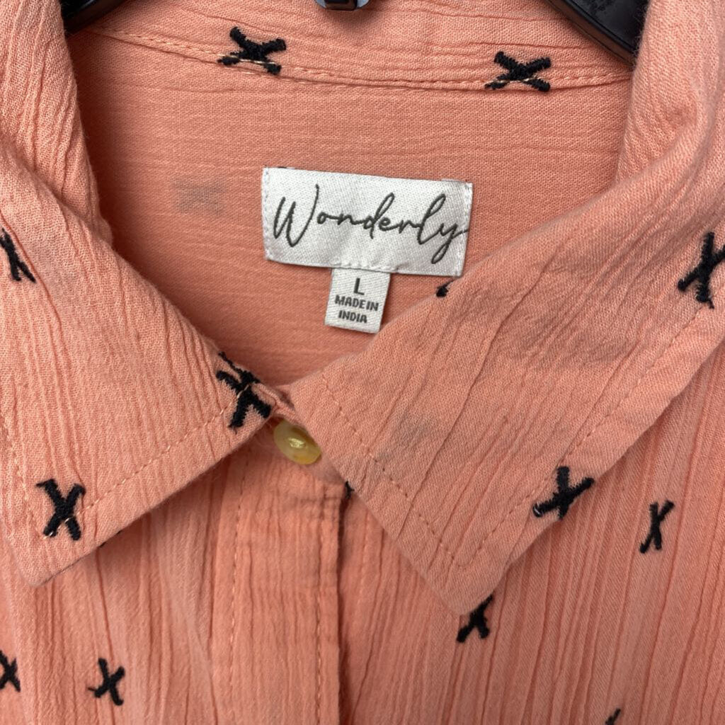 *BUTTON DOWN CUFFED SLEEVED