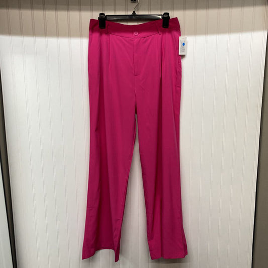 *WIDE LEG SATIN PLEAT