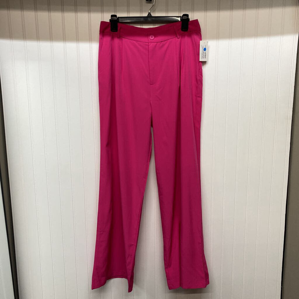 *WIDE LEG SATIN PLEAT