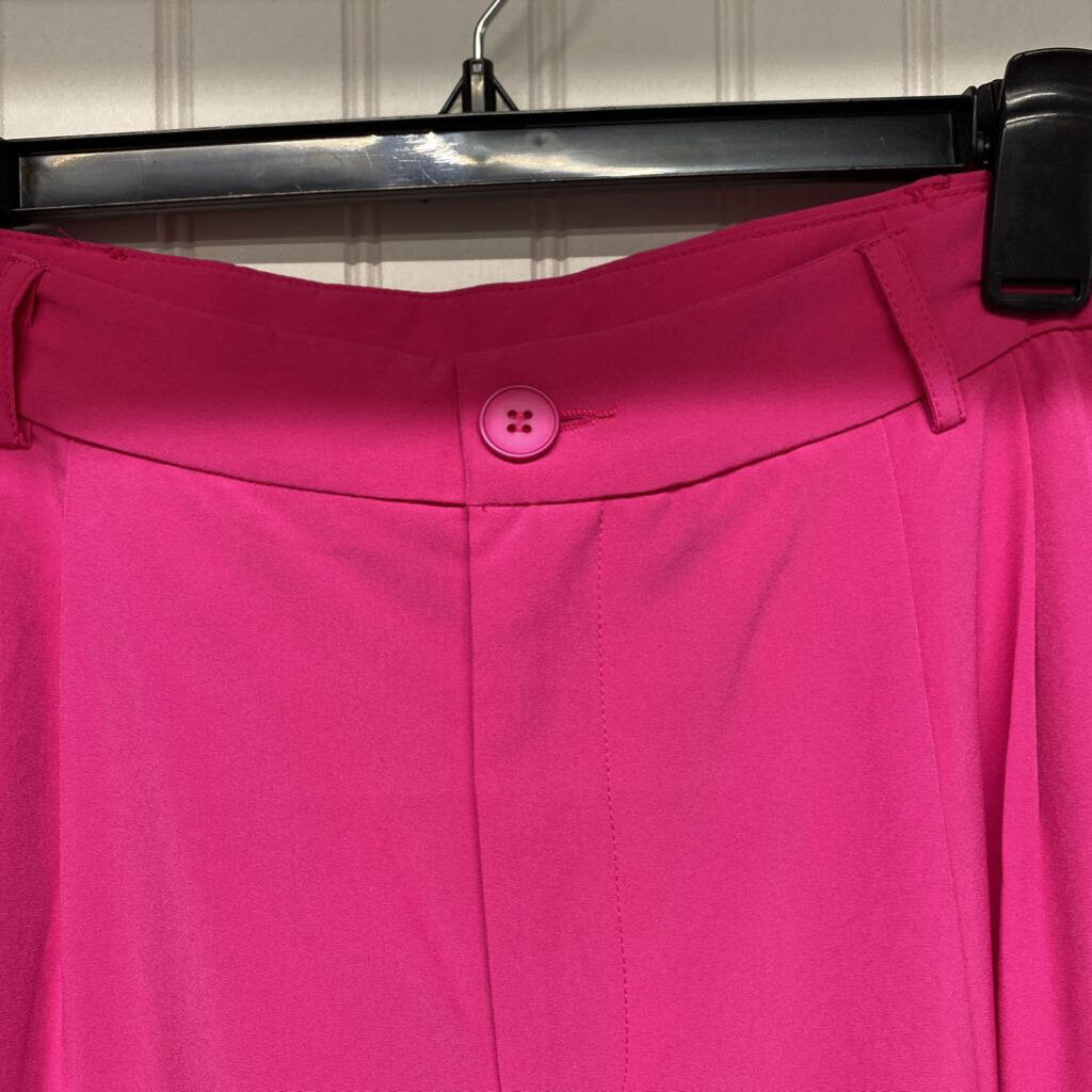 *WIDE LEG SATIN PLEAT