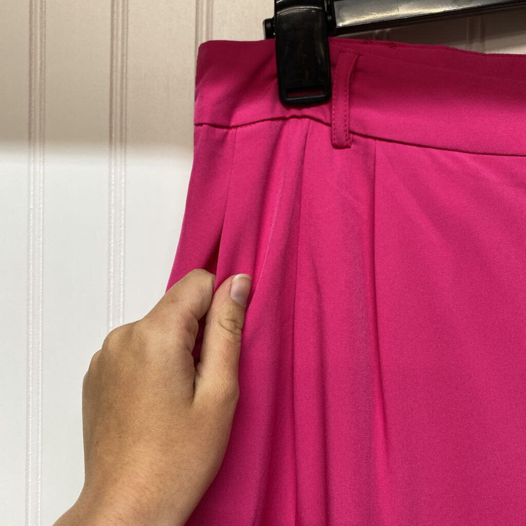 *WIDE LEG SATIN PLEAT