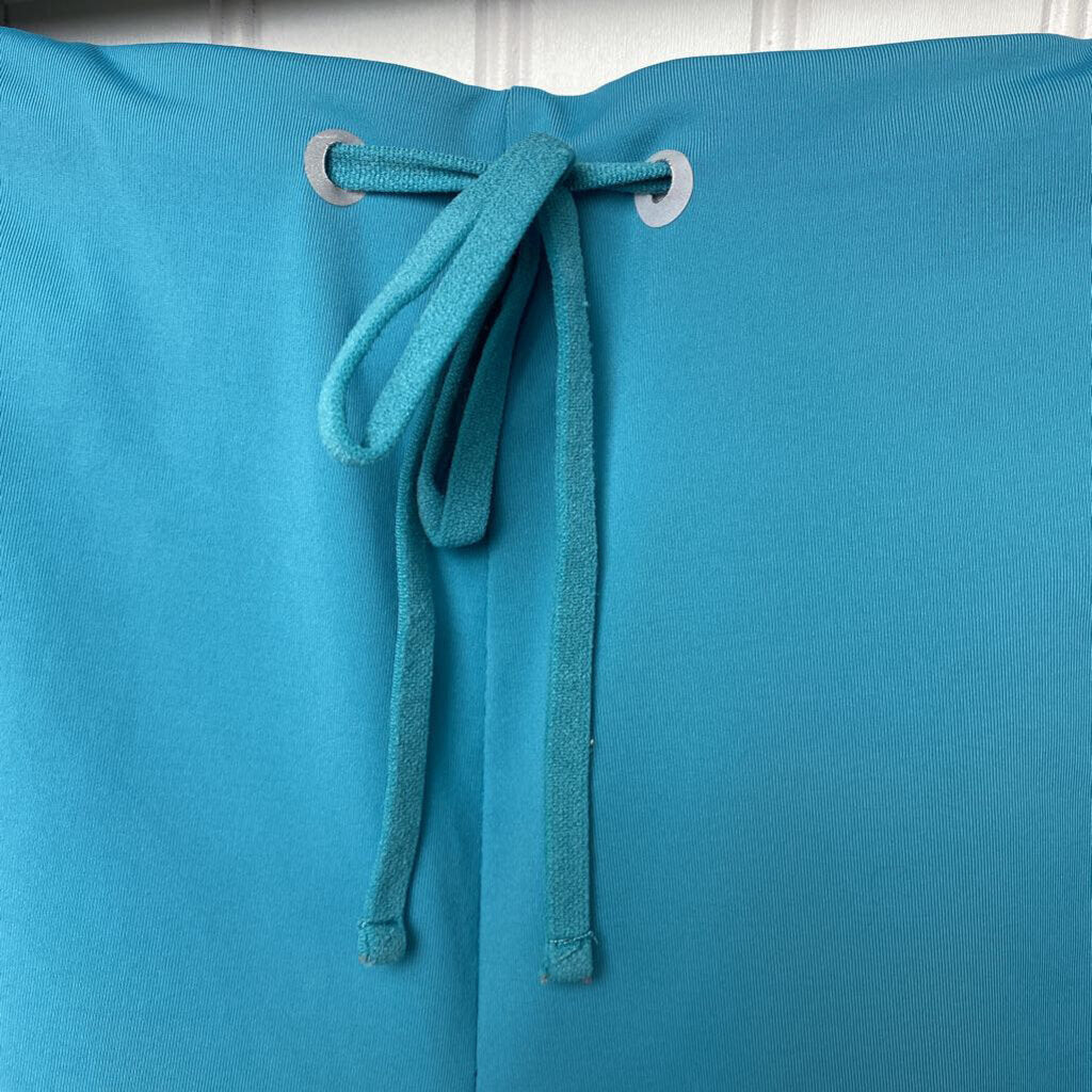 *LADIES ACTIVE TEAL SHORTS