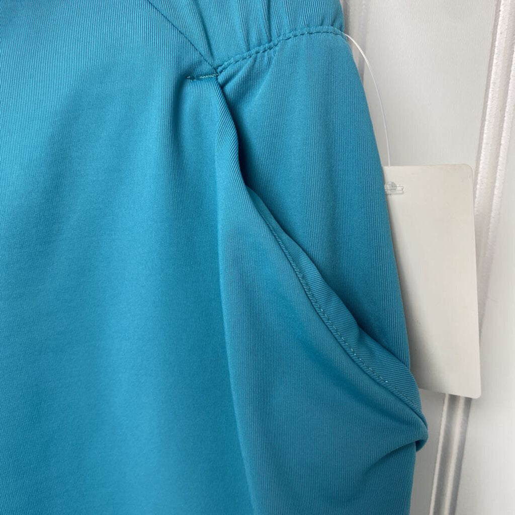 *LADIES ACTIVE TEAL SHORTS