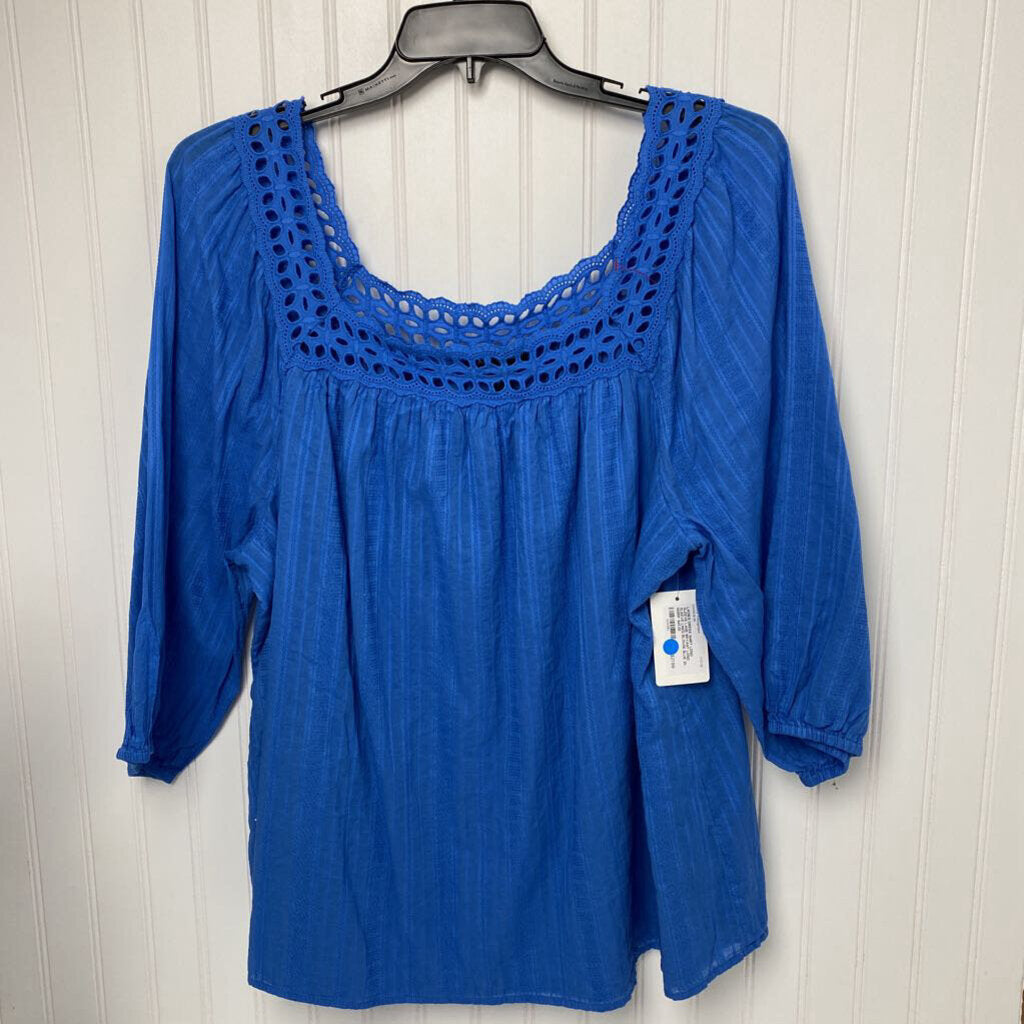LONG SLEEVE LINED BLOUSE
