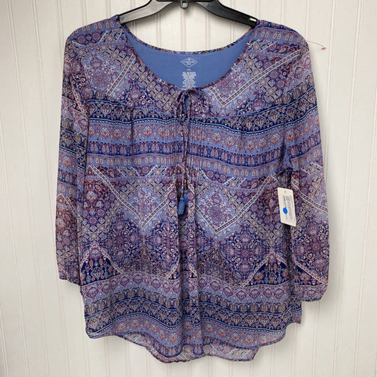 LONG SLEEVE LINED SHEER TOP