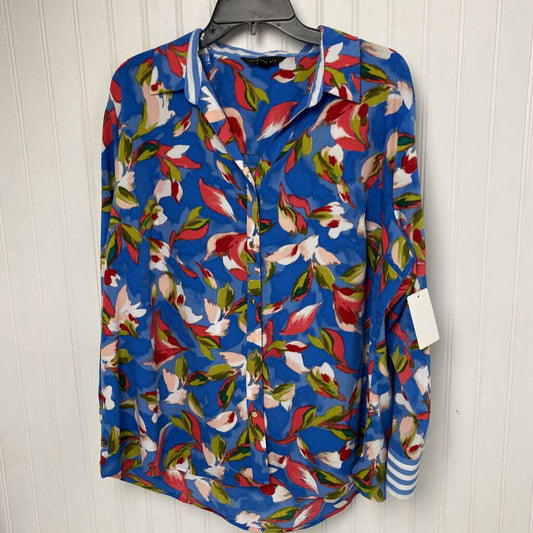 LONG SLEEVE BUTTON UP BLOUSE