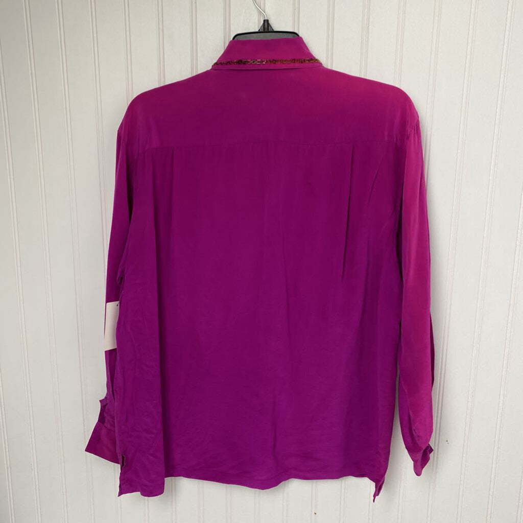 EMBELLISHED SILK TOP