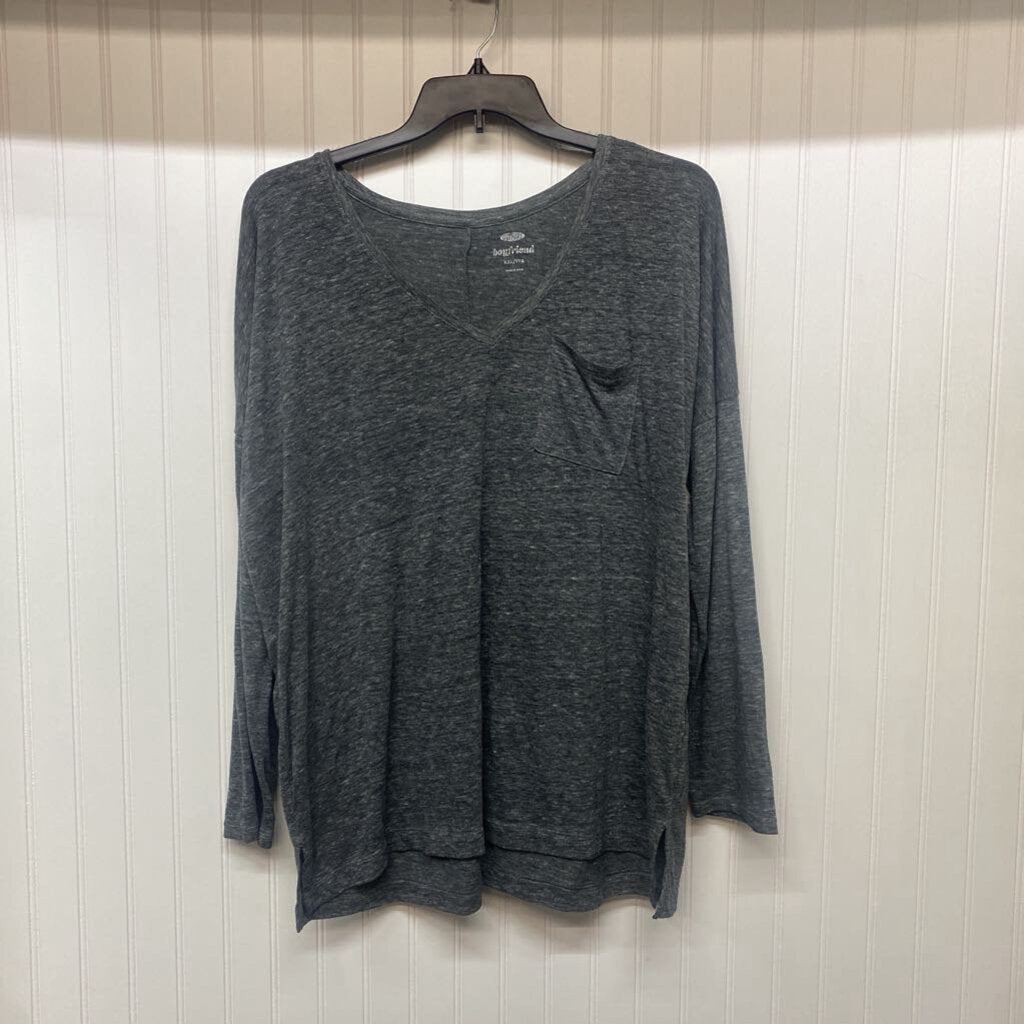 V NECK LONG SLEEVED