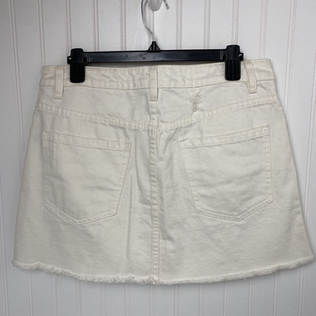 FULL ZIP MINI SKIRT
