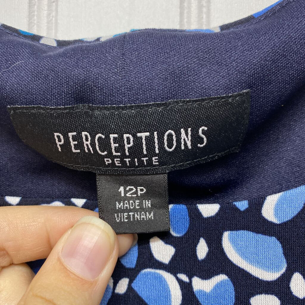 BLUE/BLACK SHORT DRESS