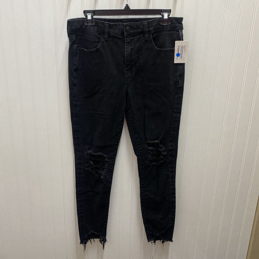 BLACK DISTRESSED JEANS