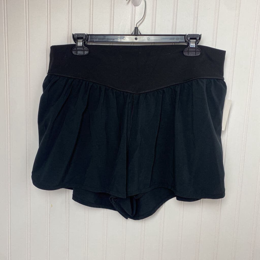 BLACK ACTIVE SHORTS