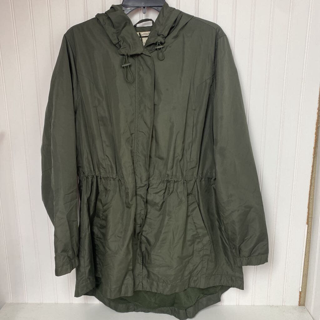 OLIVE RAIN COAT