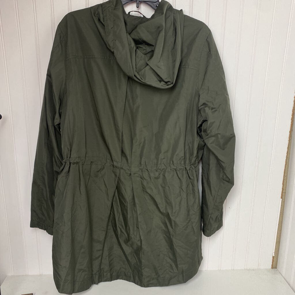 OLIVE RAIN COAT