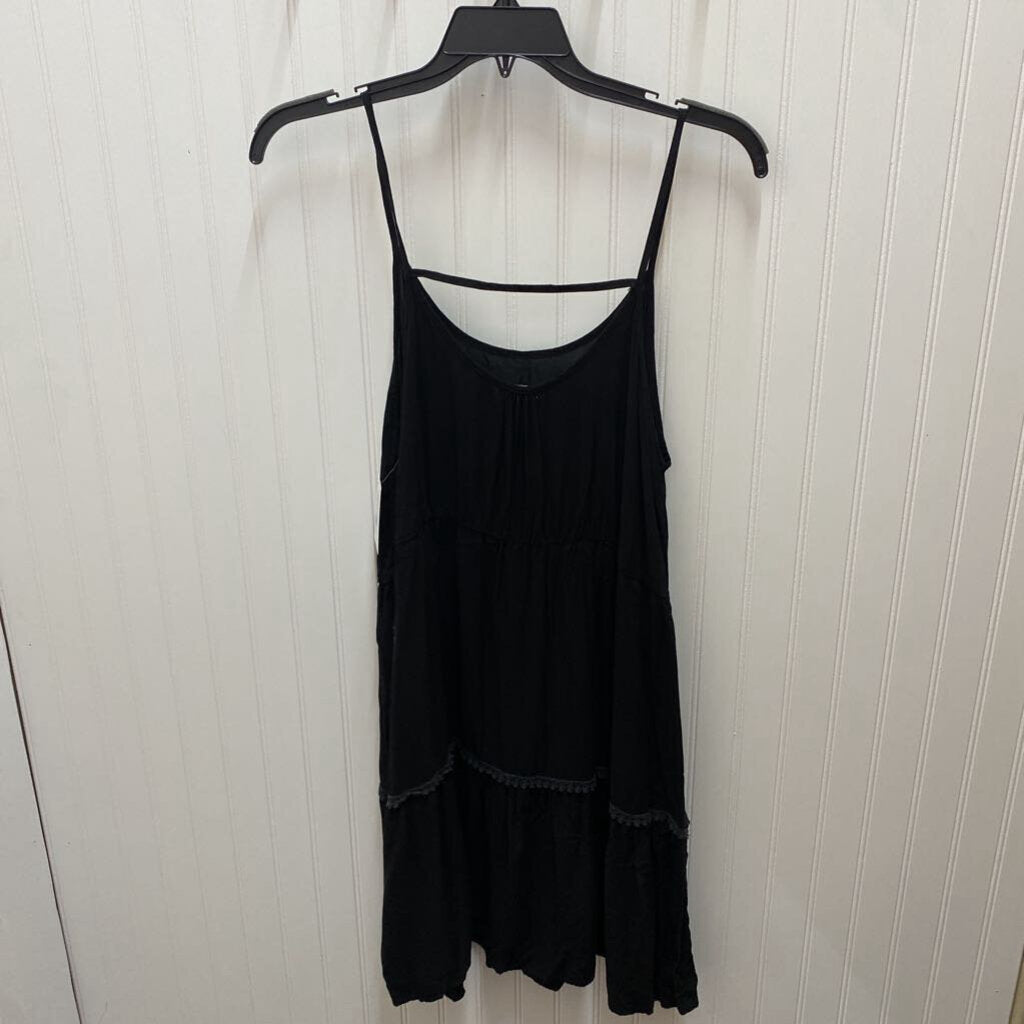 BLACK TANK DRESS