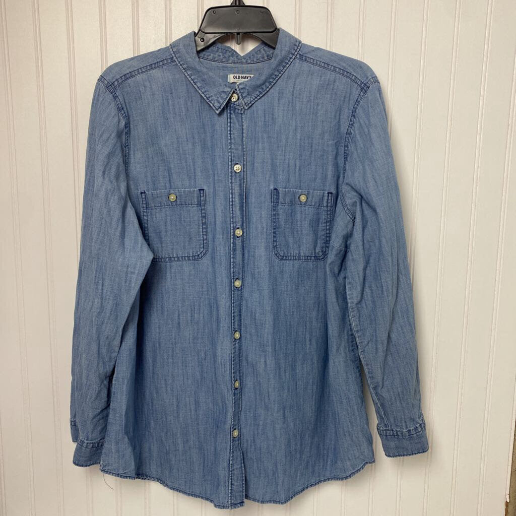 DENIM BUTTON UP