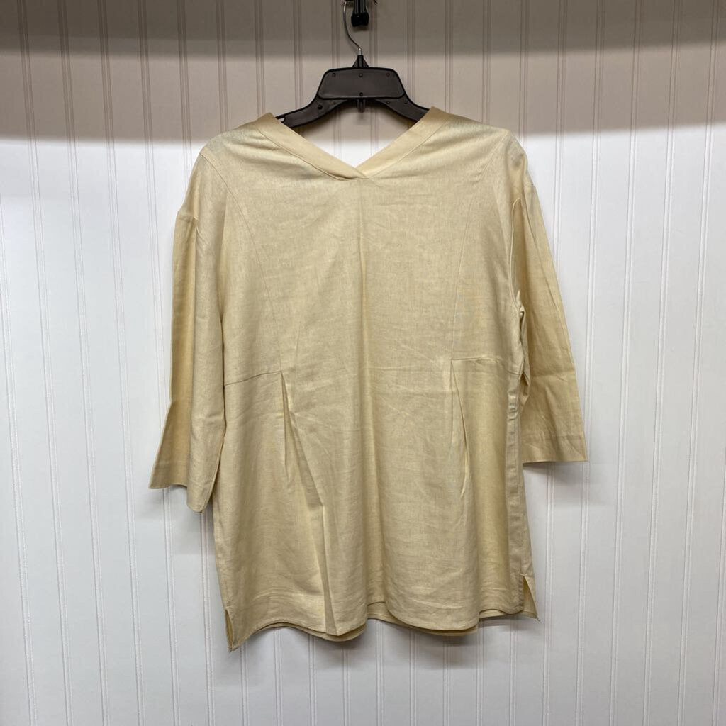 3/4 SLEEVE LINEN SHIRT