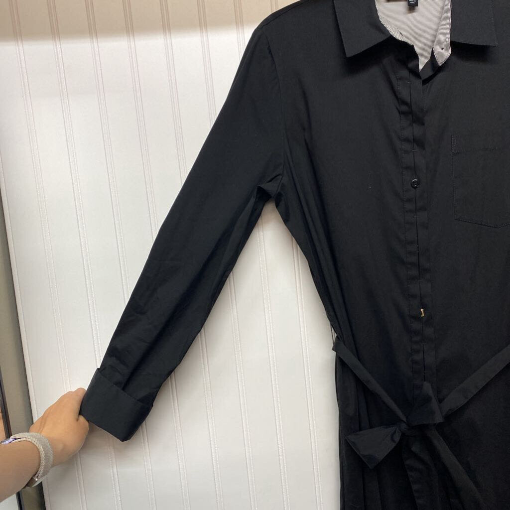 LONG SLEEVE BUTTON UP DRESS