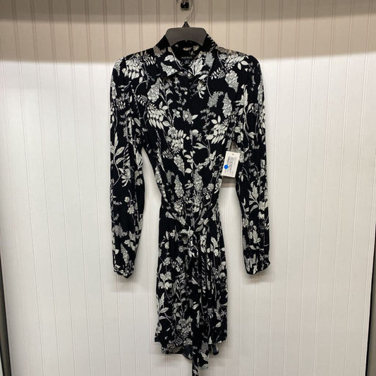 LONG SLEEVE FLORAL PRINT DRESS