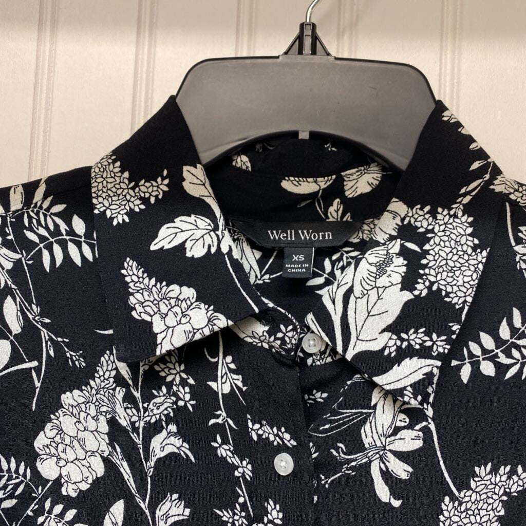LONG SLEEVE FLORAL PRINT DRESS