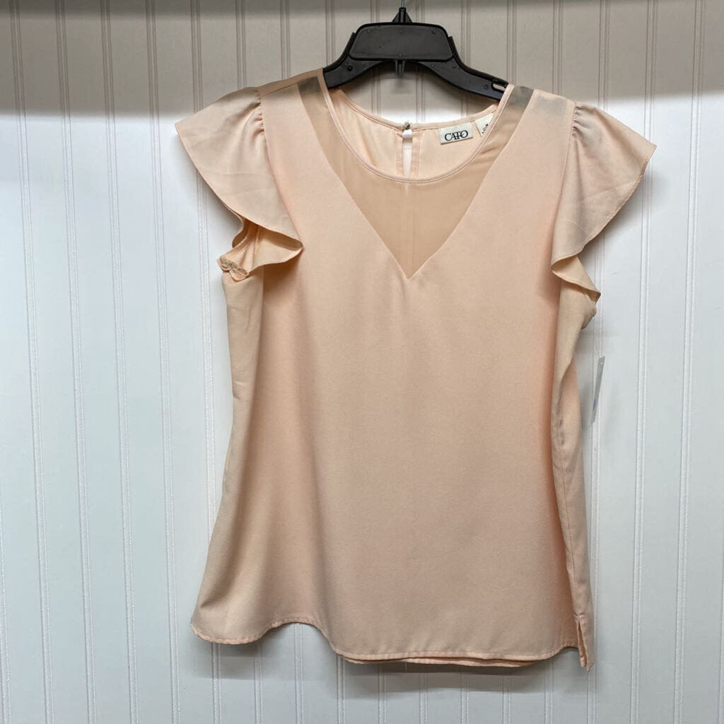 RUFFLED SLEEVE BLOUSE