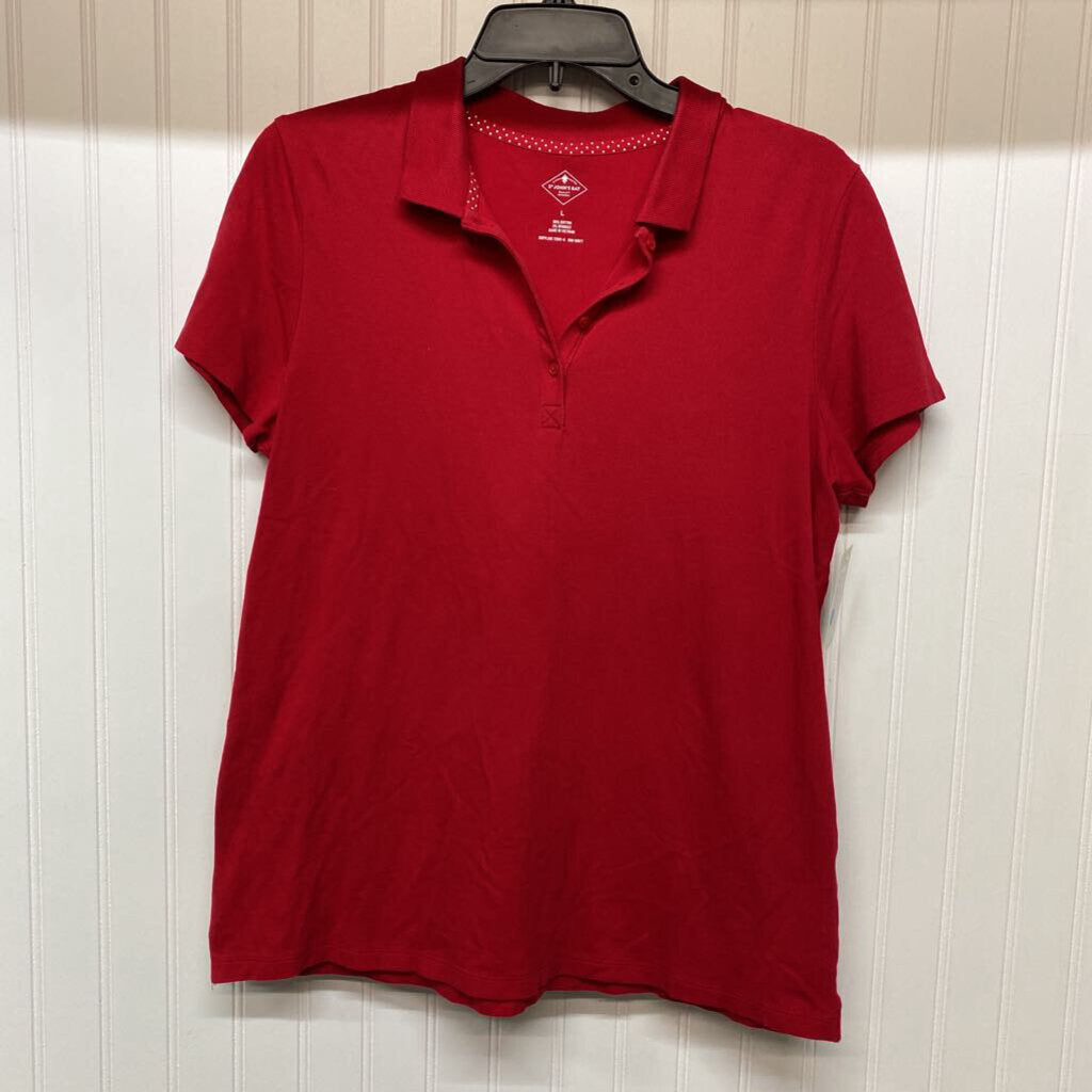 LADIES V NECK POLO SHIRT