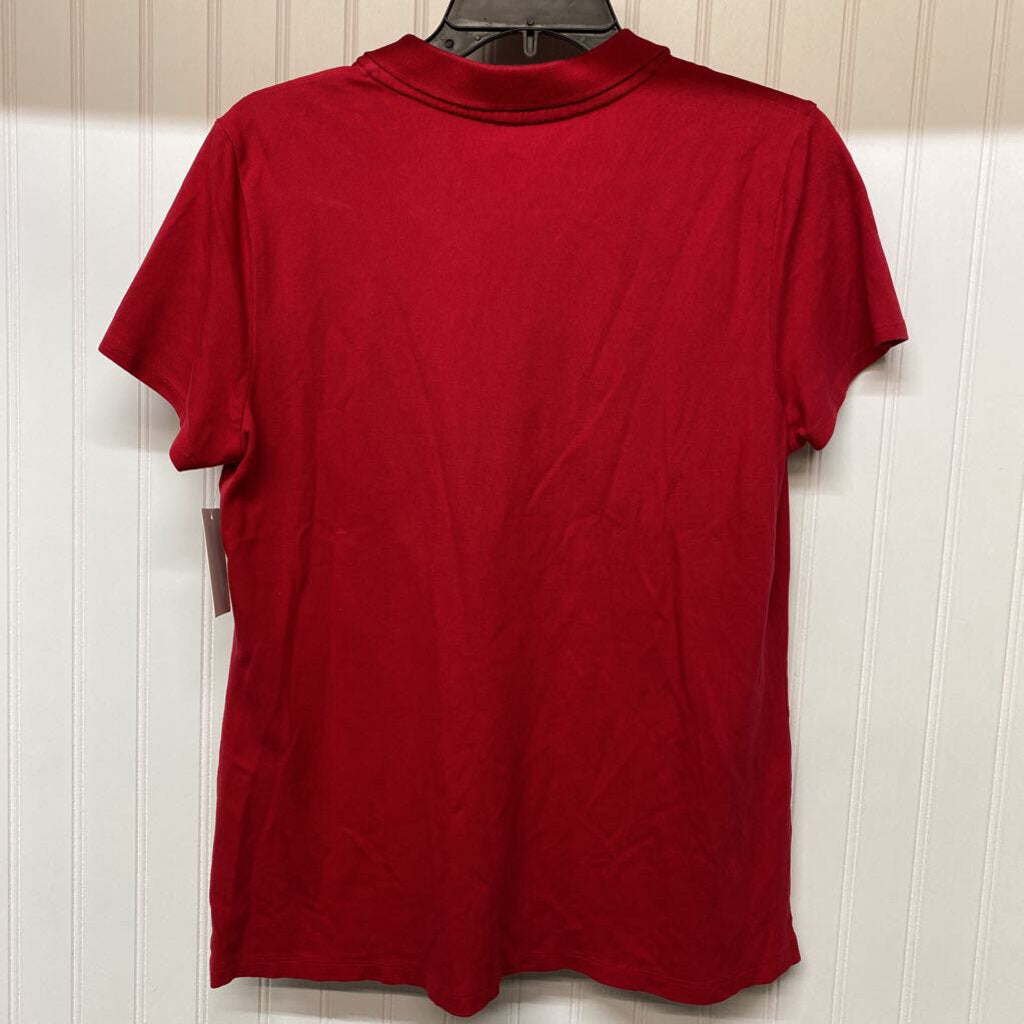 LADIES V NECK POLO SHIRT