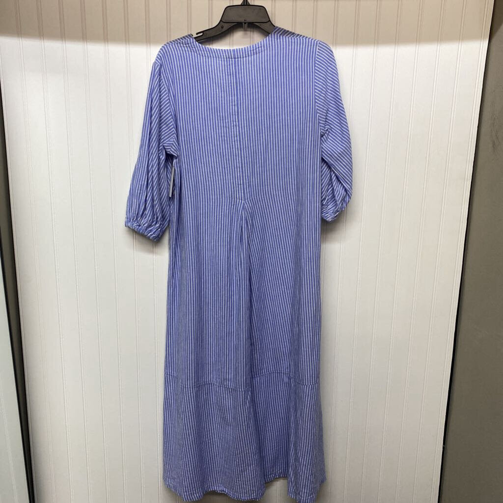 V NECK LONG SLEEVED DRESS