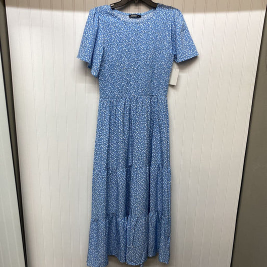 SHORT SLEEVED LONG DRESS