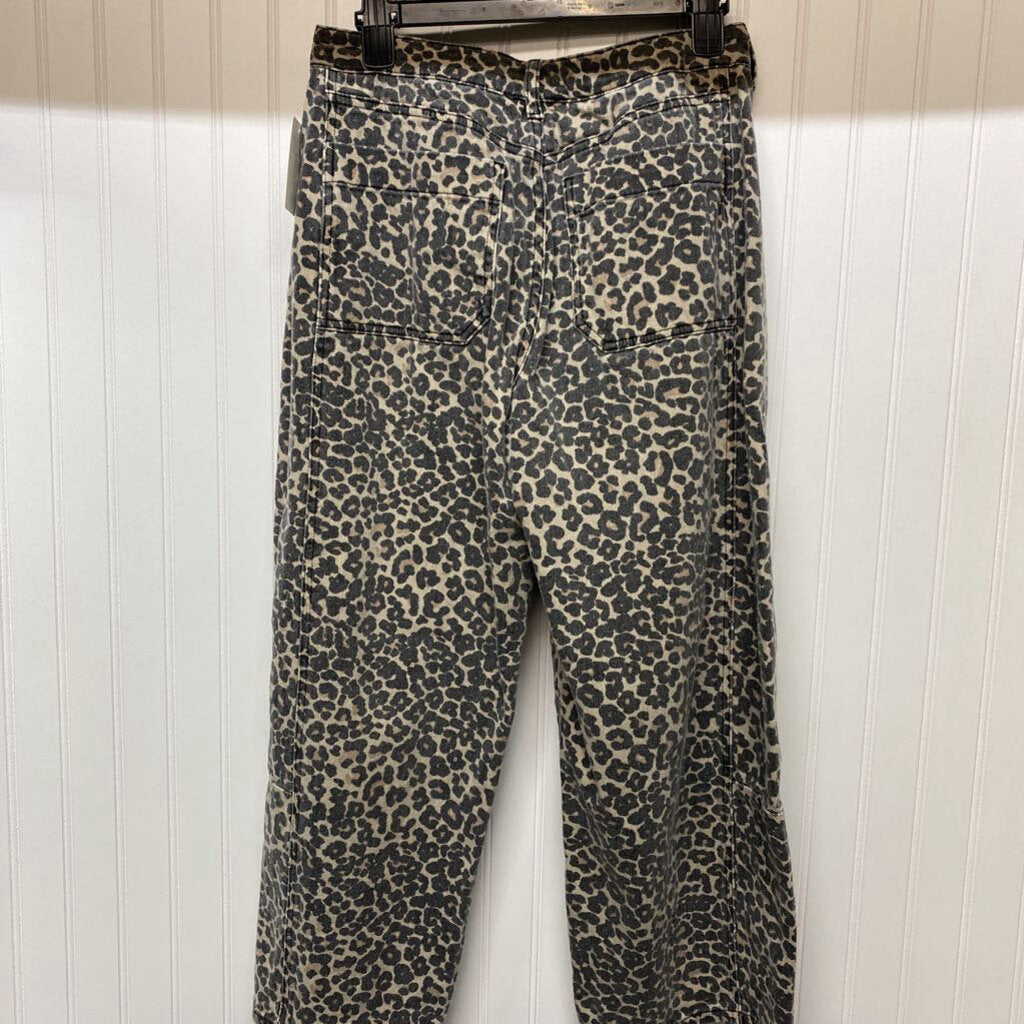 CHEETA PRINT JEANS