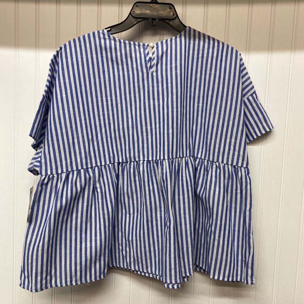SHORT SLEEVE BABY DOLL TOP