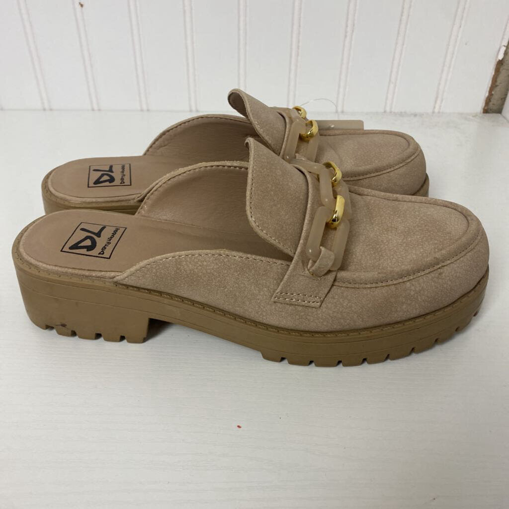 FAUX SUEDE MULES