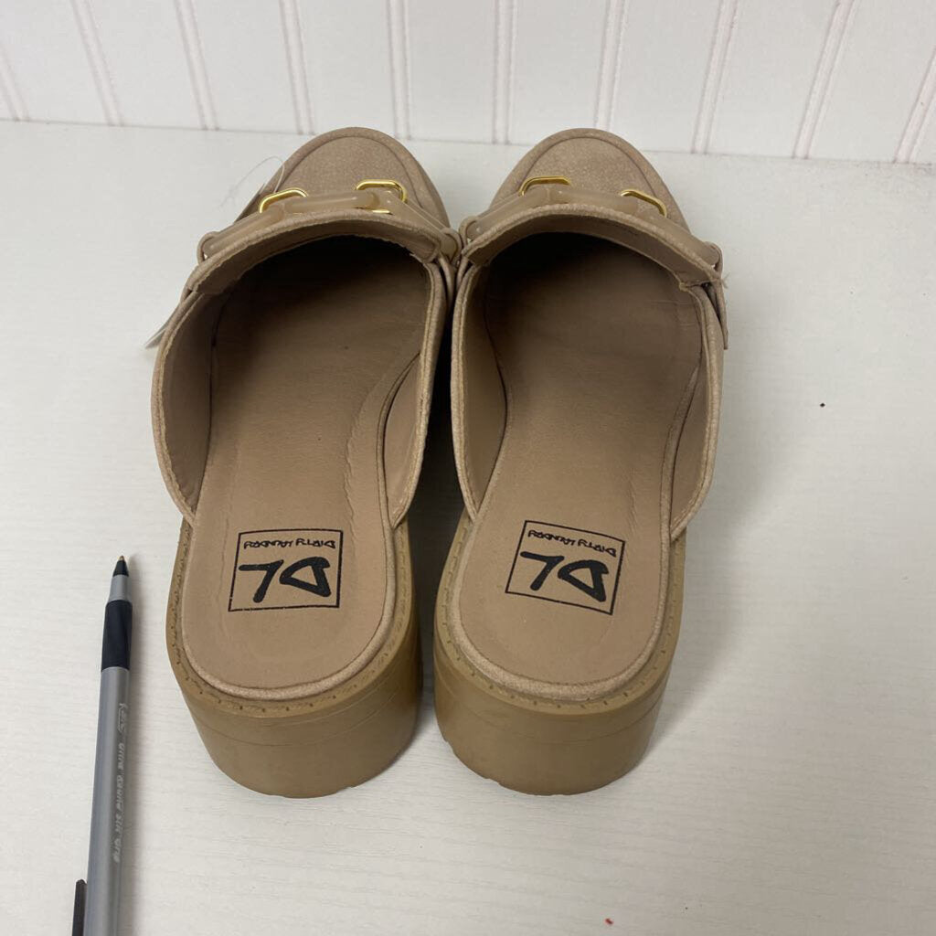FAUX SUEDE MULES