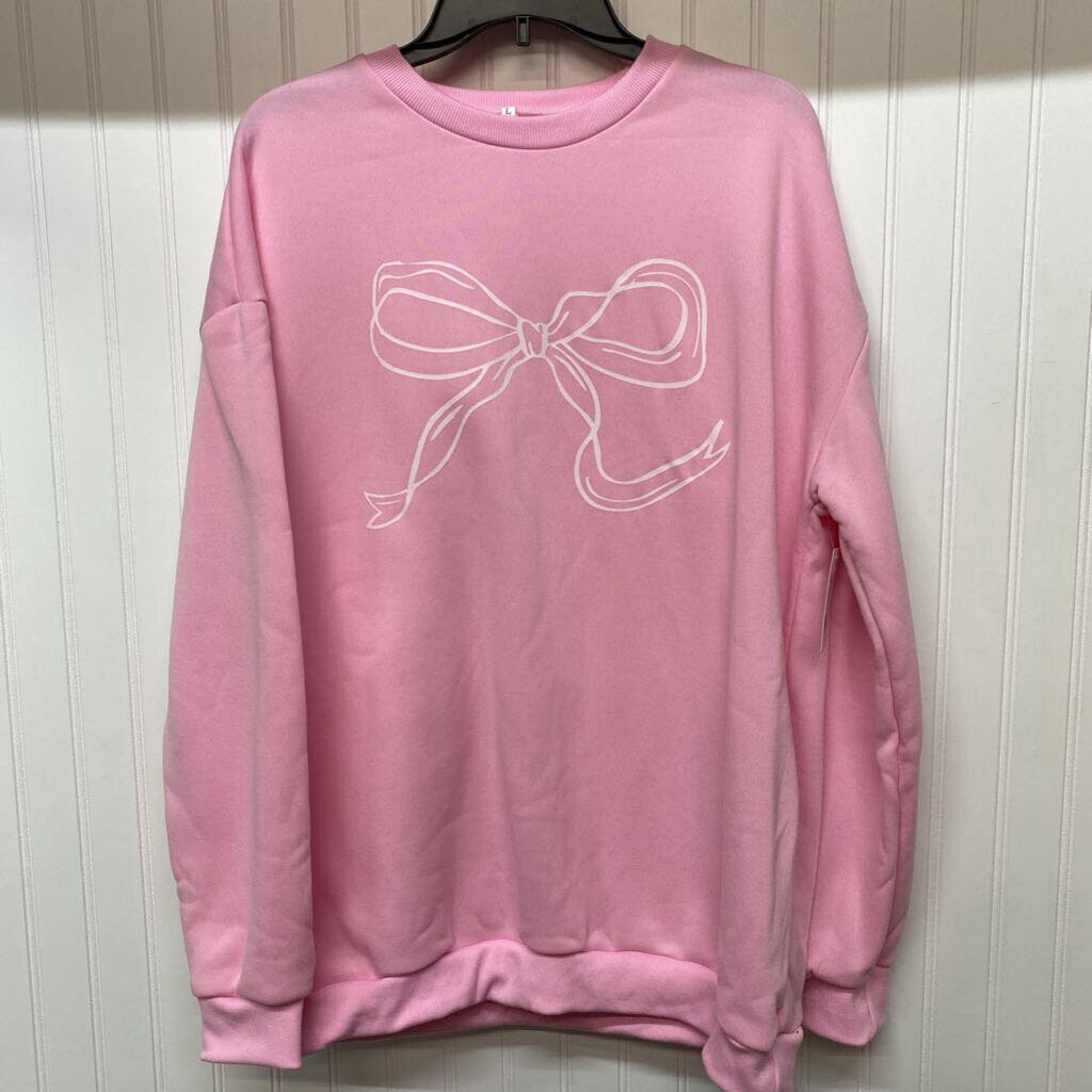 BOW GRAPHIC SWEATSHIRT