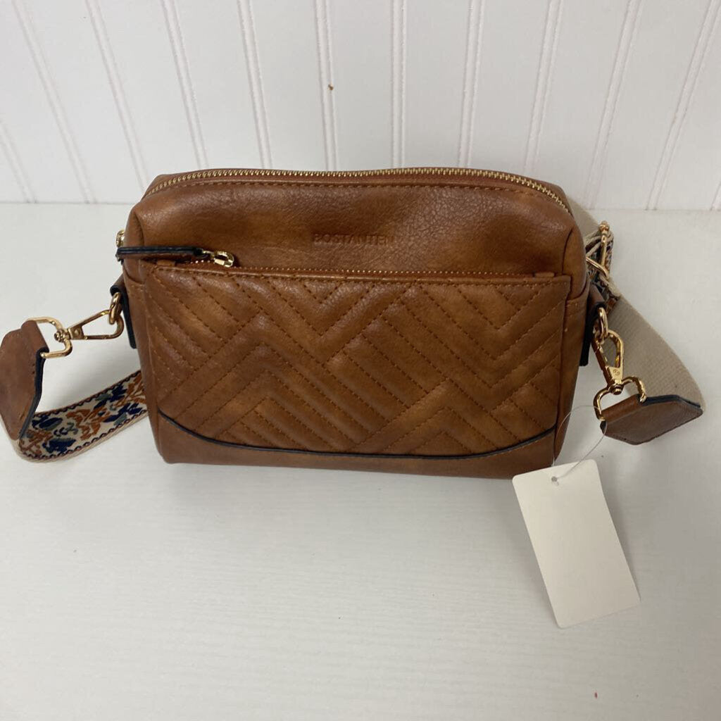 EMBROIDERED STRAP PURSE