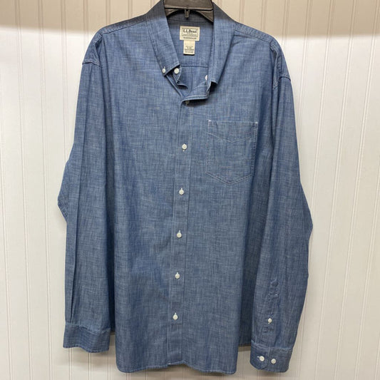 LONG SLEEVE DENIM BUTTON DOWN