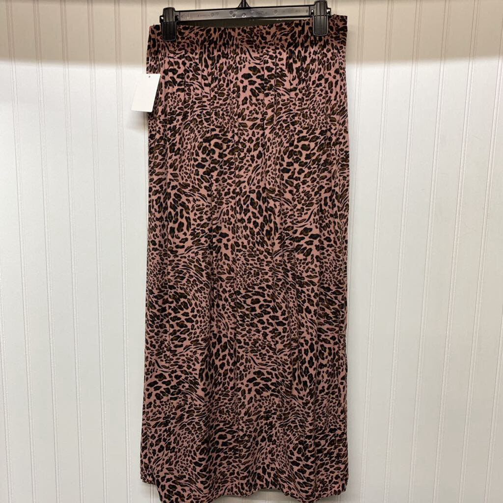 CHEETAH PRINT LONG SKIRT