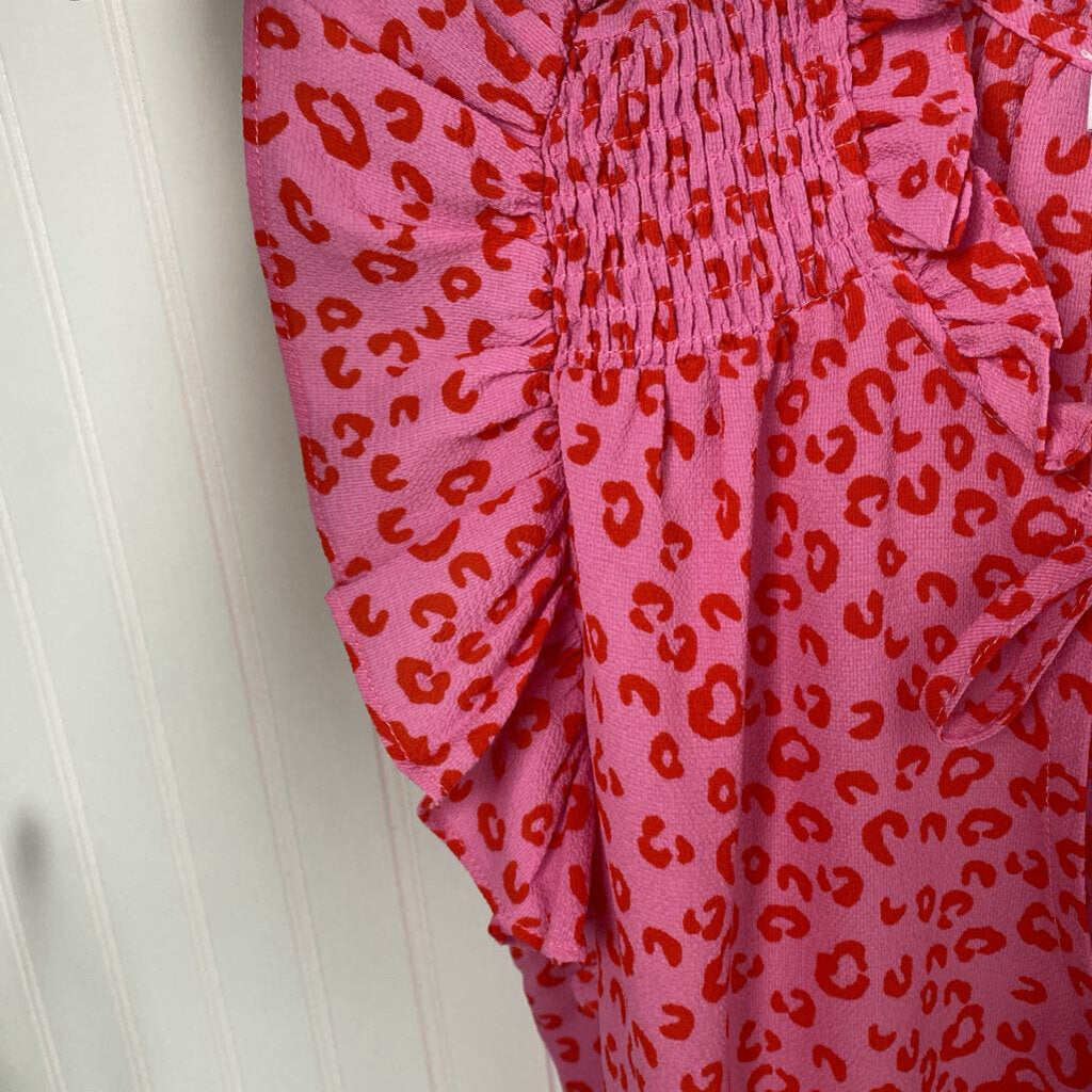 RUFFLED SLEEVE TOP