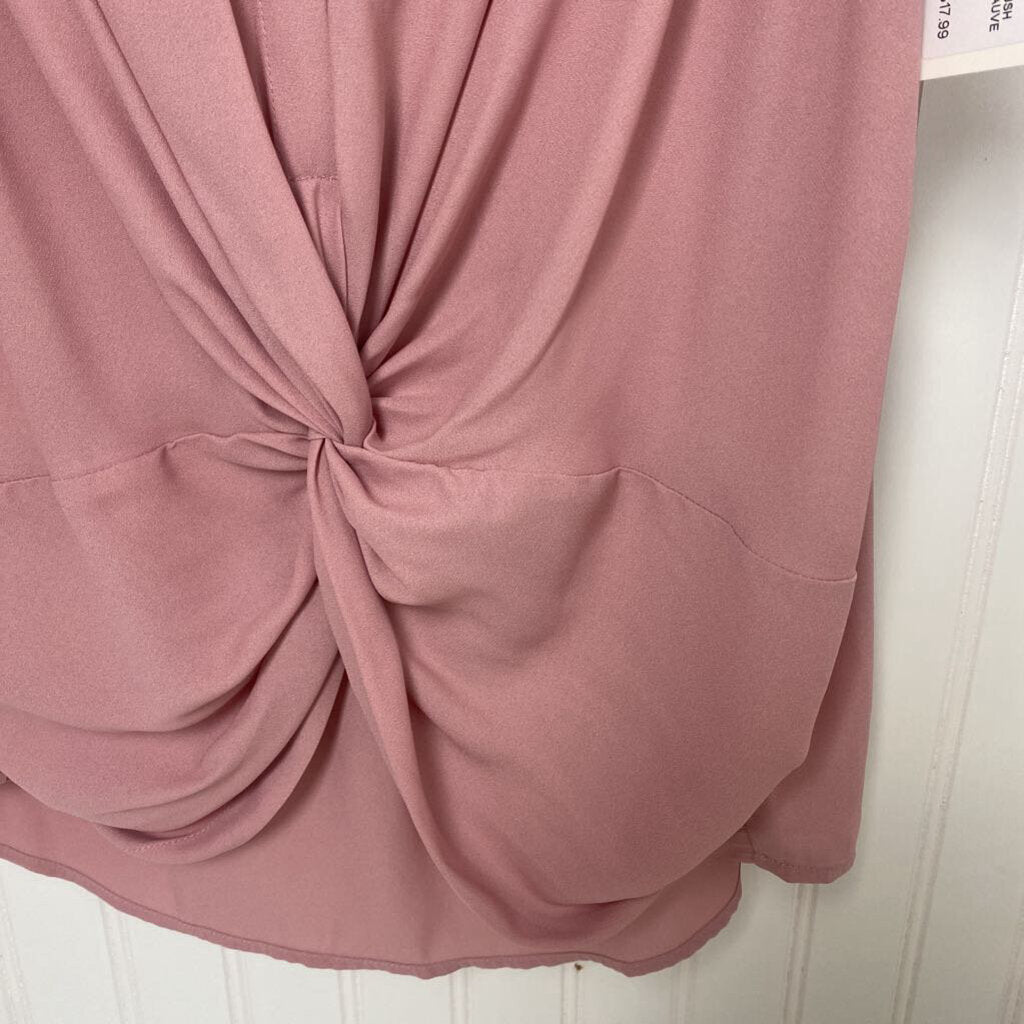 SLEEVLESS V NECK TOP