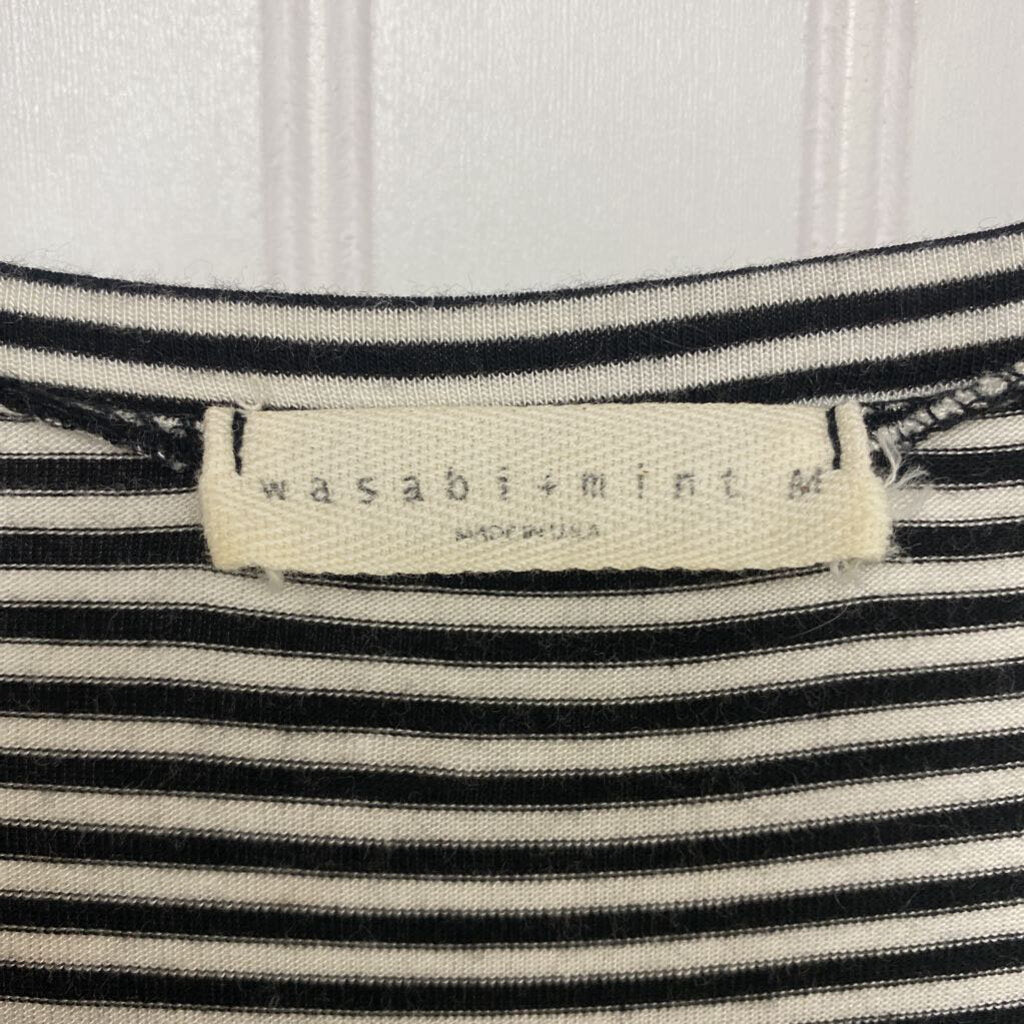 STRIPED SHORT SLEEVED